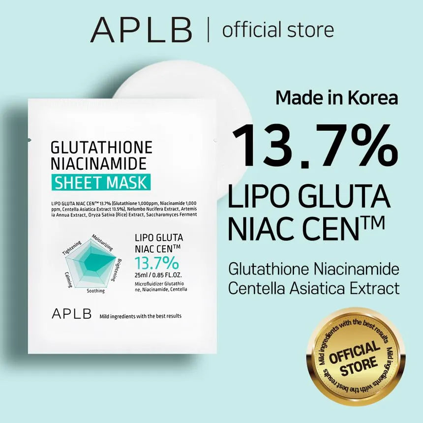 APLB - Mascarilla Glutathione Niacinamide Sheet Mask